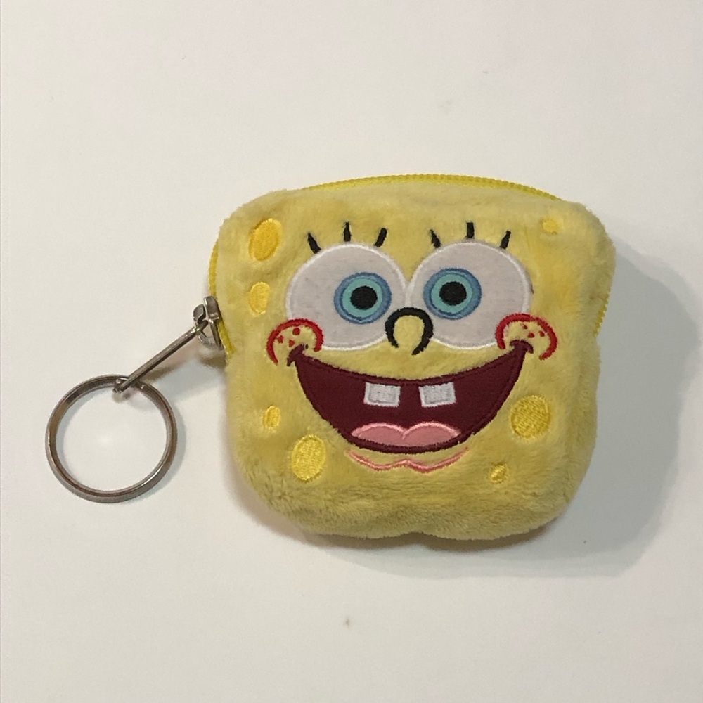 Universal Studios 2005 SpongeBob SquarePants Mini Keyring Coin Purse